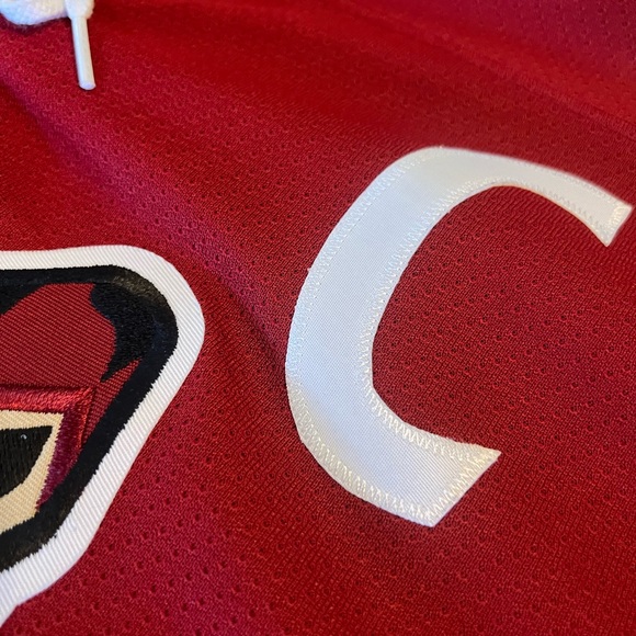 L Original Shane Doan KOHO Jersey VTG Fight strap Arizona Coyotes Phoenix NHL - Picture 10 of 14